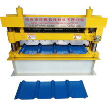 Safe reliable corrugated roof and wall production line